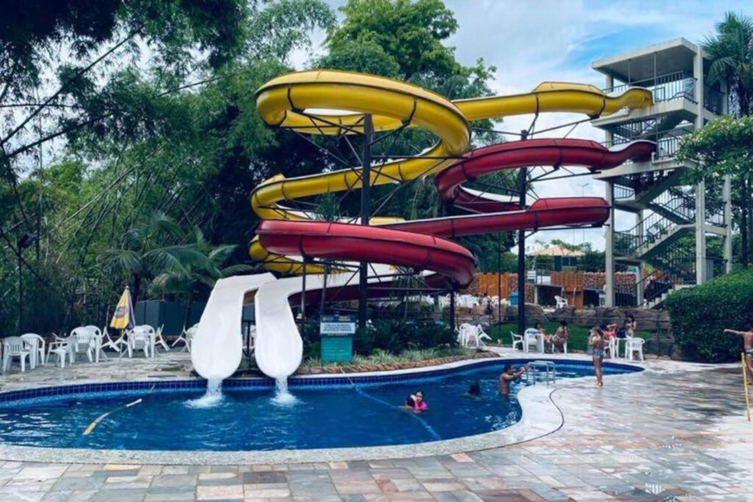 Caldas Novas, Golden Dolphin Grand Hotel, Quarto Sala Cozinha Aconchegante, Ap 361 المظهر الخارجي الصورة