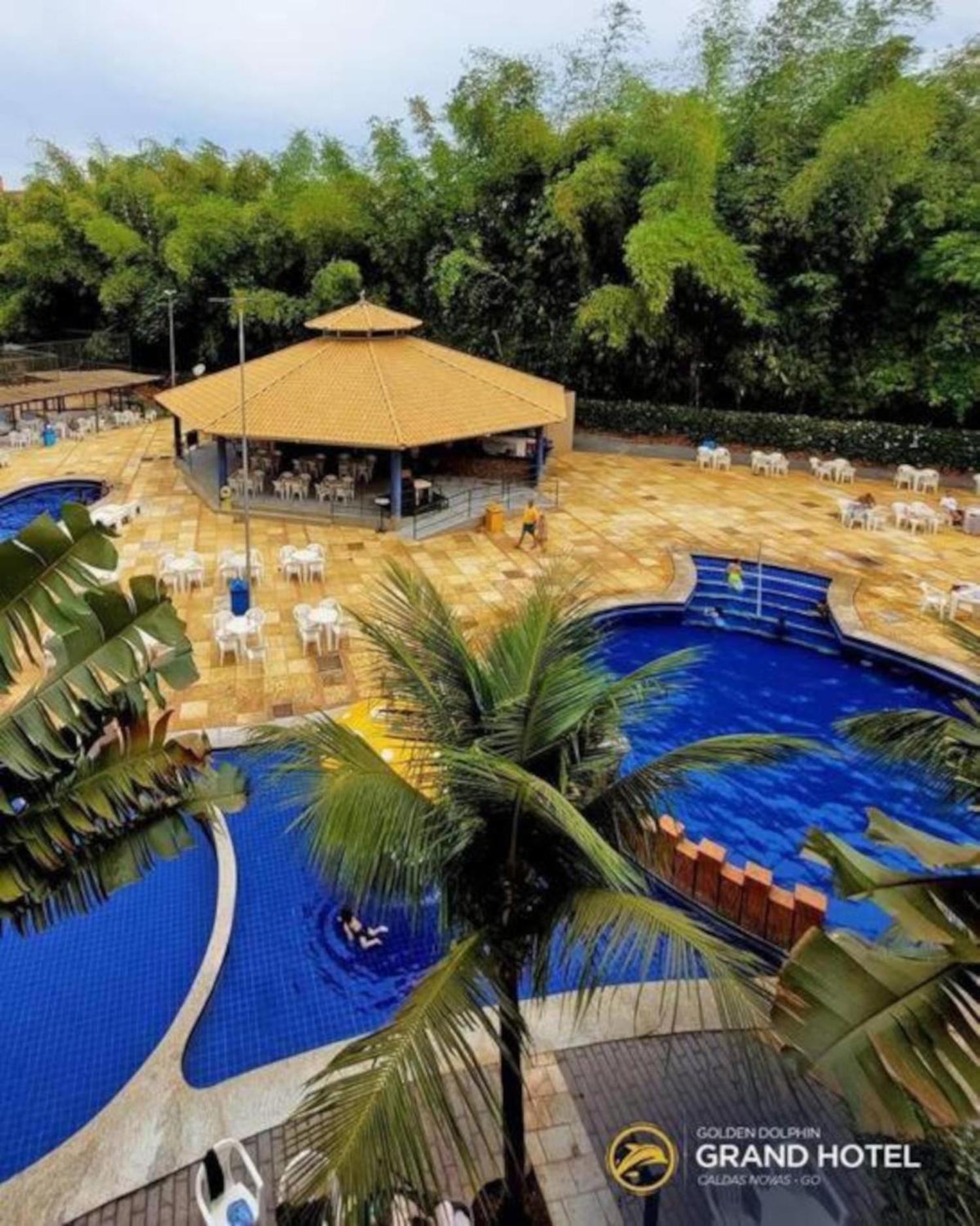 Caldas Novas, Golden Dolphin Grand Hotel, Quarto Sala Cozinha Aconchegante, Ap 361 المظهر الخارجي الصورة