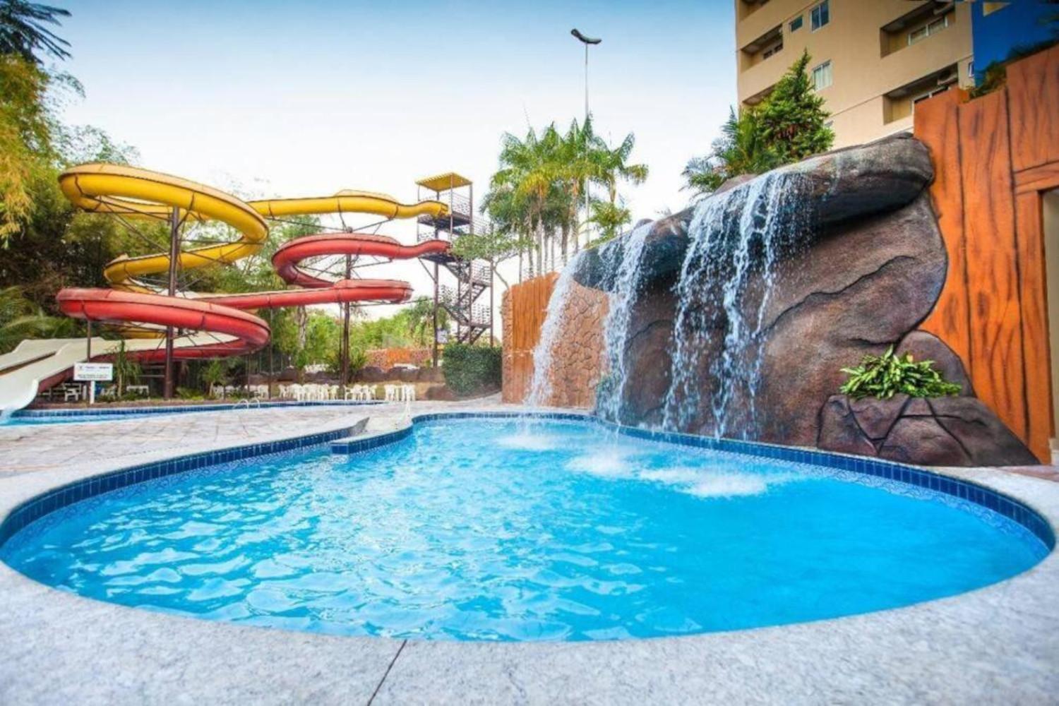 Caldas Novas, Golden Dolphin Grand Hotel, Quarto Sala Cozinha Aconchegante, Ap 361 المظهر الخارجي الصورة