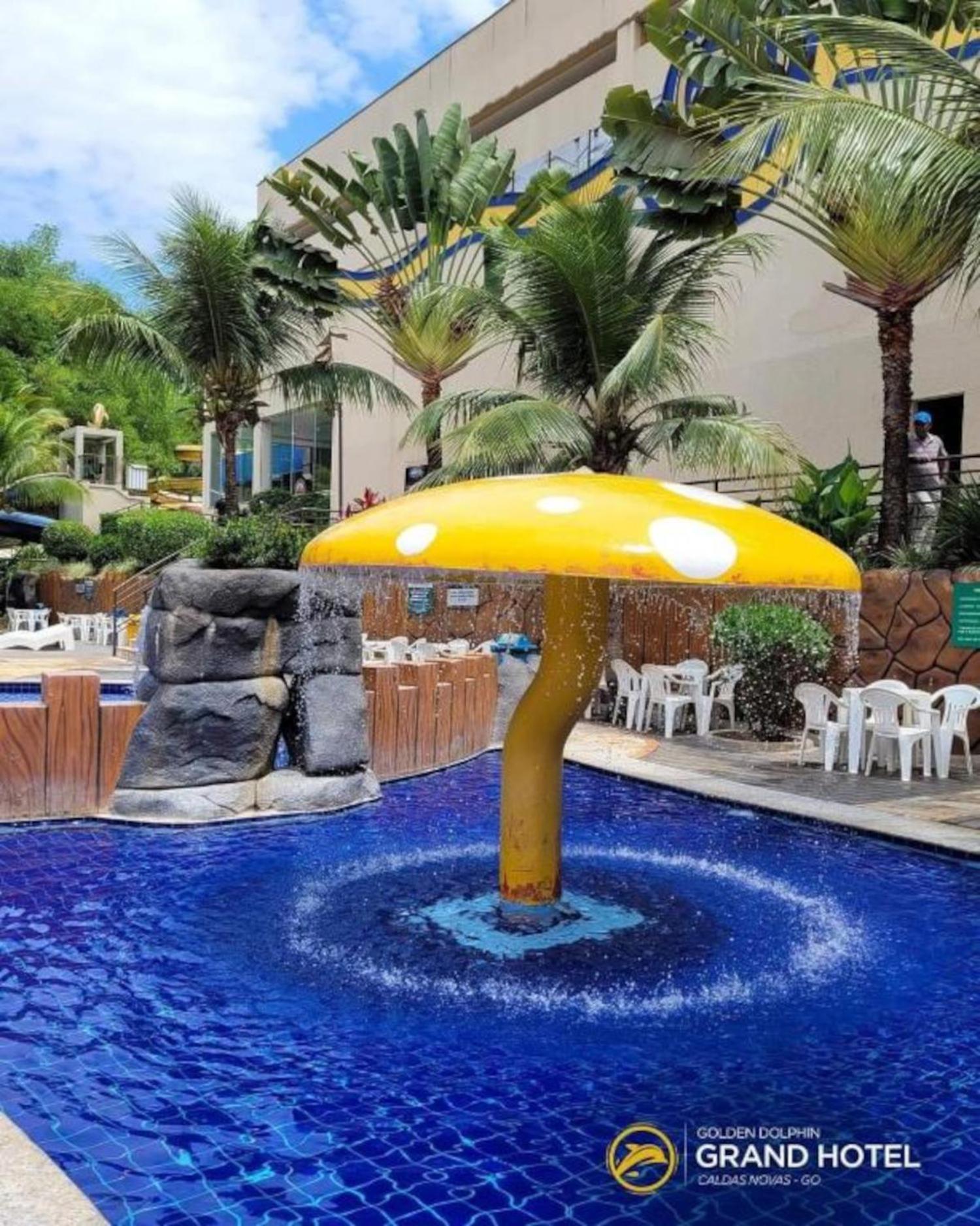 Caldas Novas, Golden Dolphin Grand Hotel, Quarto Sala Cozinha Aconchegante, Ap 361 المظهر الخارجي الصورة